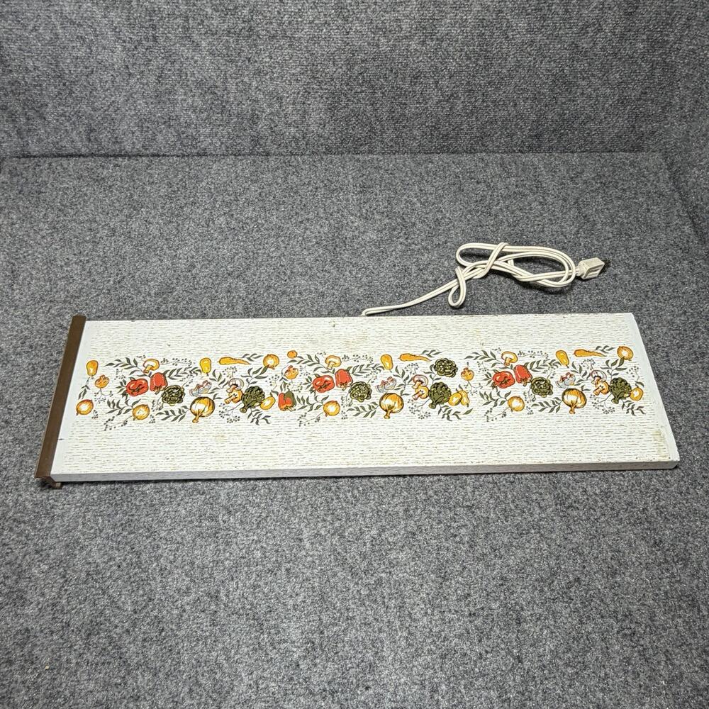 Vintage Food Warmer Hot Plate Tray Jasco Electric Harvest Model 400 *TESTED*